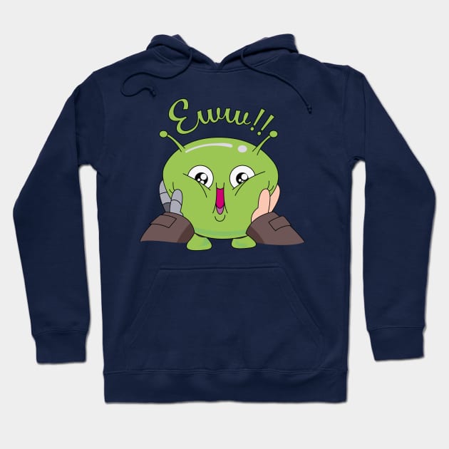 Eww! Mooncake Final Space Hoodie by kim.id